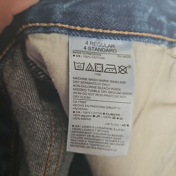 Blue Distressed Denim Boyfriend Shorts - Picture 7 of 16